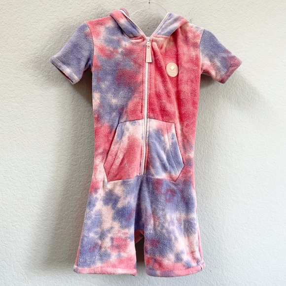 Onepiece x Towel Club Short Slim Jumpsuit Tie Dye - Picture 3 of 6